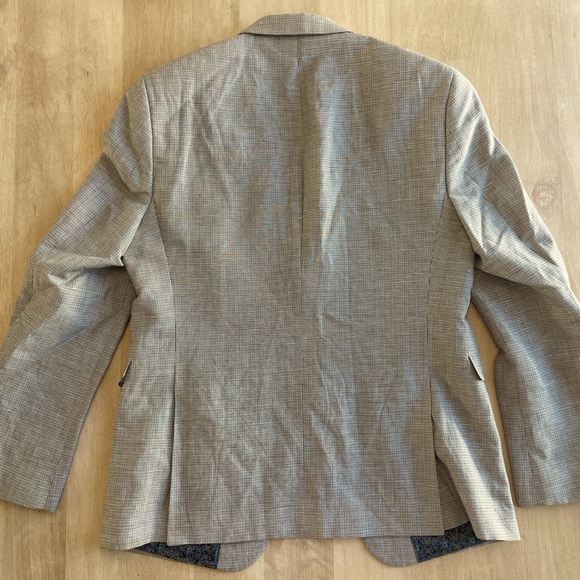 Original Penguin Wool Blend houndstooth Sport Coat - Picture 5 of 6